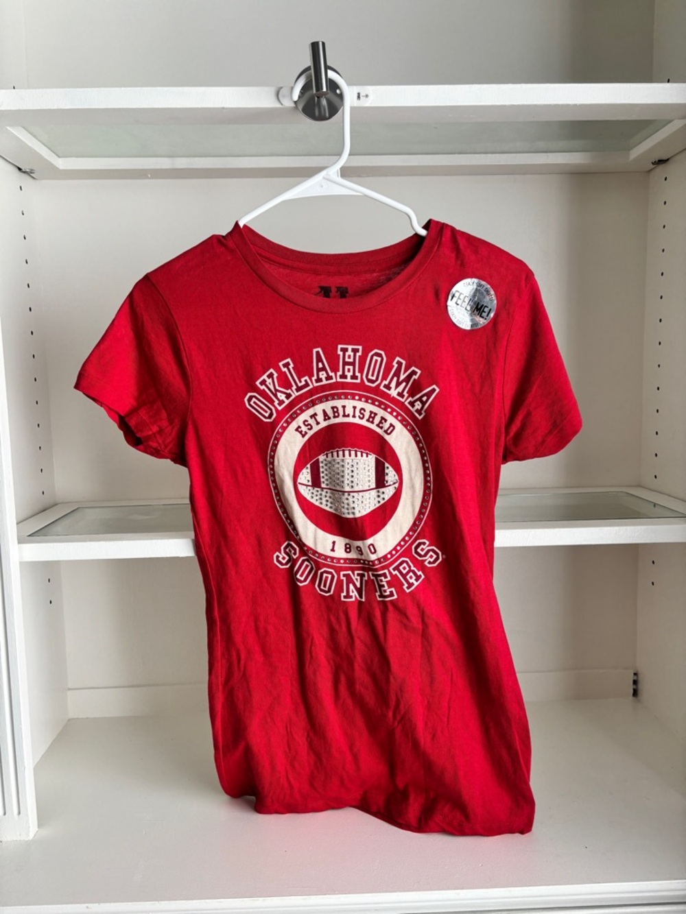 Oklahoma Sooners Red Short Sleeve Tee